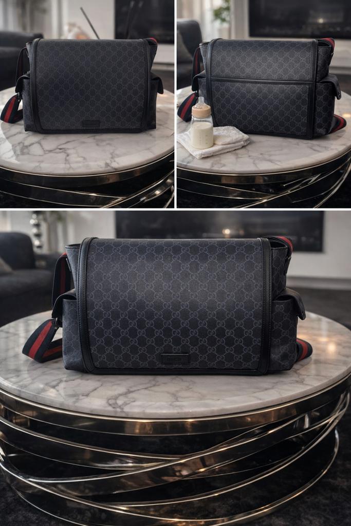 Gucci Luiertas GG Supreme, Kinderen en Baby's, Luiertassen, Nieuw, Ophalen of Verzenden