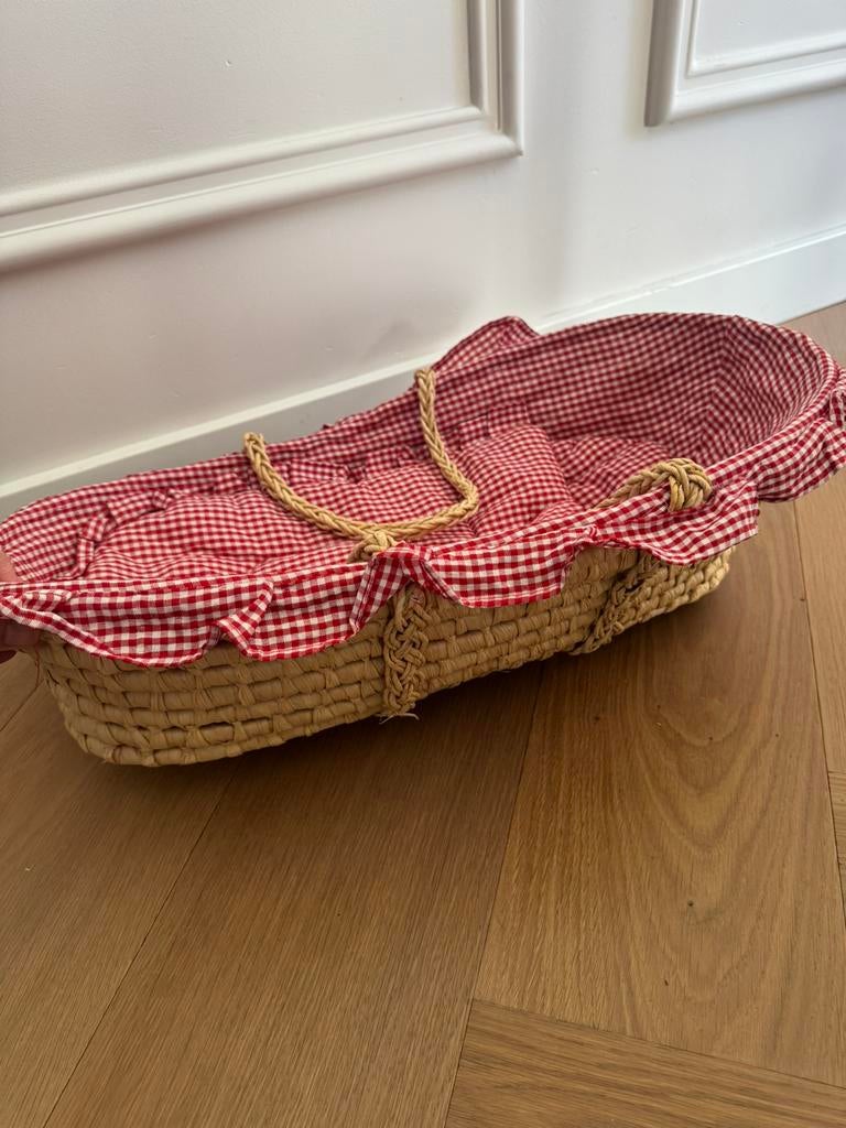 Rotan poppenwieg, Ophalen, Zo goed als nieuw, Overige typen