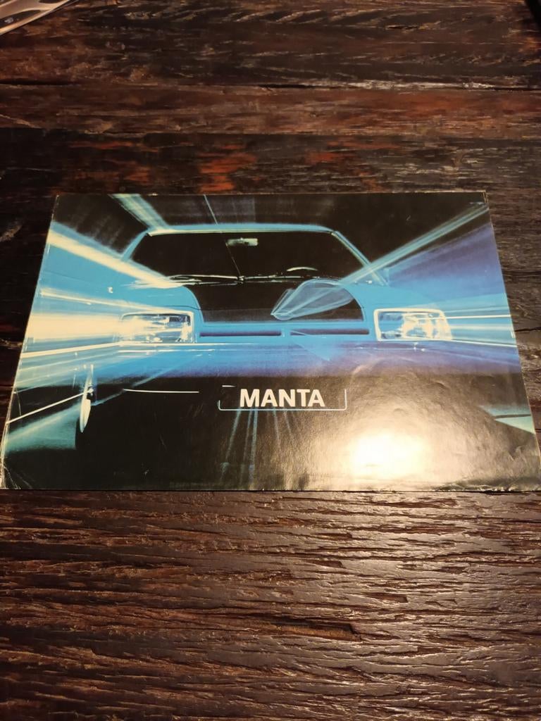 Opel Manta B1 reclamefolder 1975 - 4 pagina's, Ophalen of Verzenden