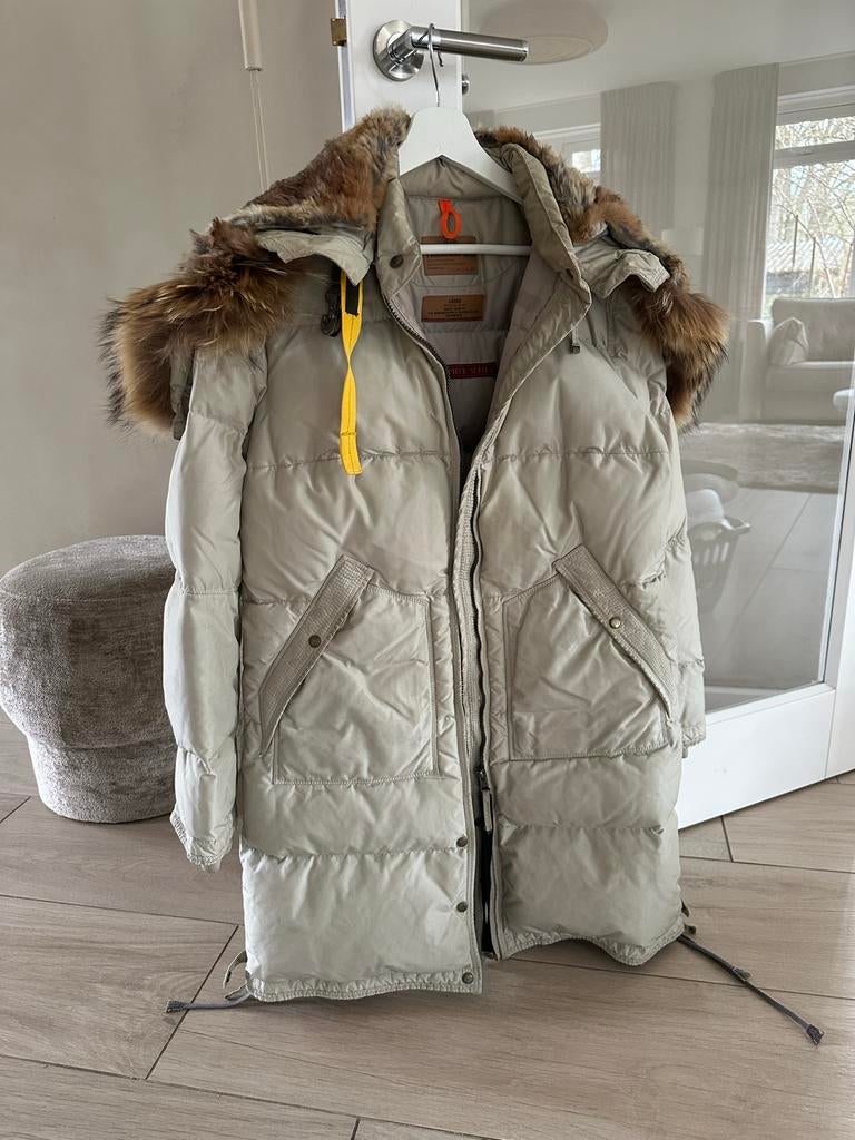 Parajumpers dames jas (lang model) - Maat L, Ophalen, Zo goed als nieuw, Maat 42/44 (L), Beige