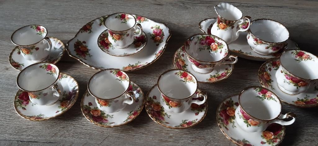Grote set  Old country Roses  zgan, Ophalen