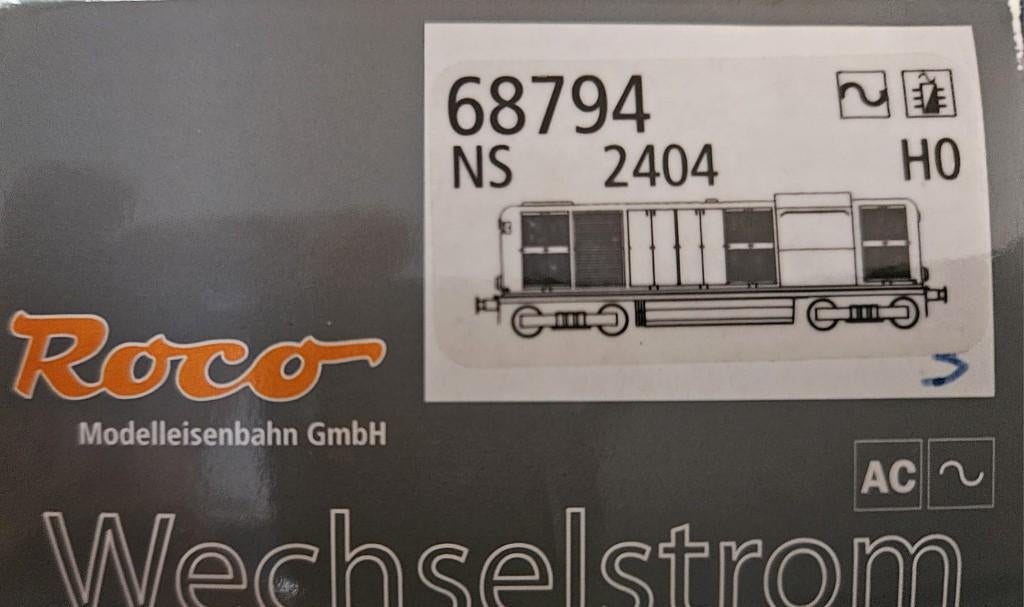 modeltreinen NS 2404 Roco 68794 AC digitaal, Hobby en Vrije tijd, Modeltreinen | H0, Wisselstroom, Locomotief, Nieuw, Ophalen of Verzenden