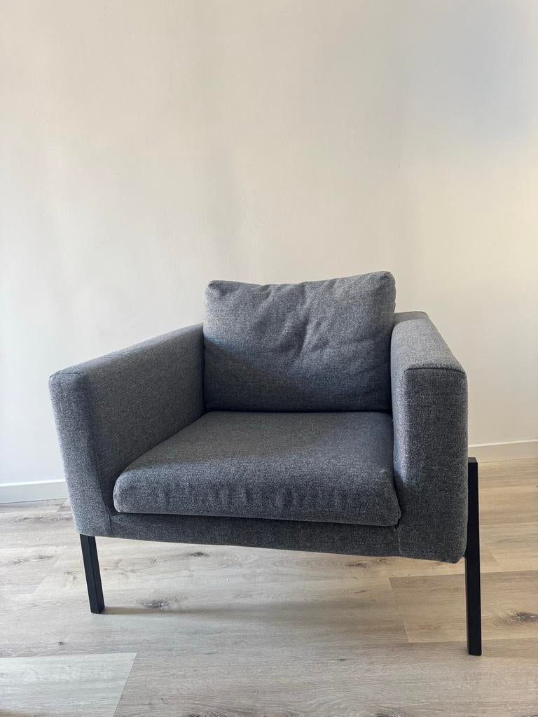 Twee lounge stoelen, Huis en Inrichting, Fauteuils, Ophalen of Verzenden, Zo goed als nieuw, Stof, 75 tot 100 cm