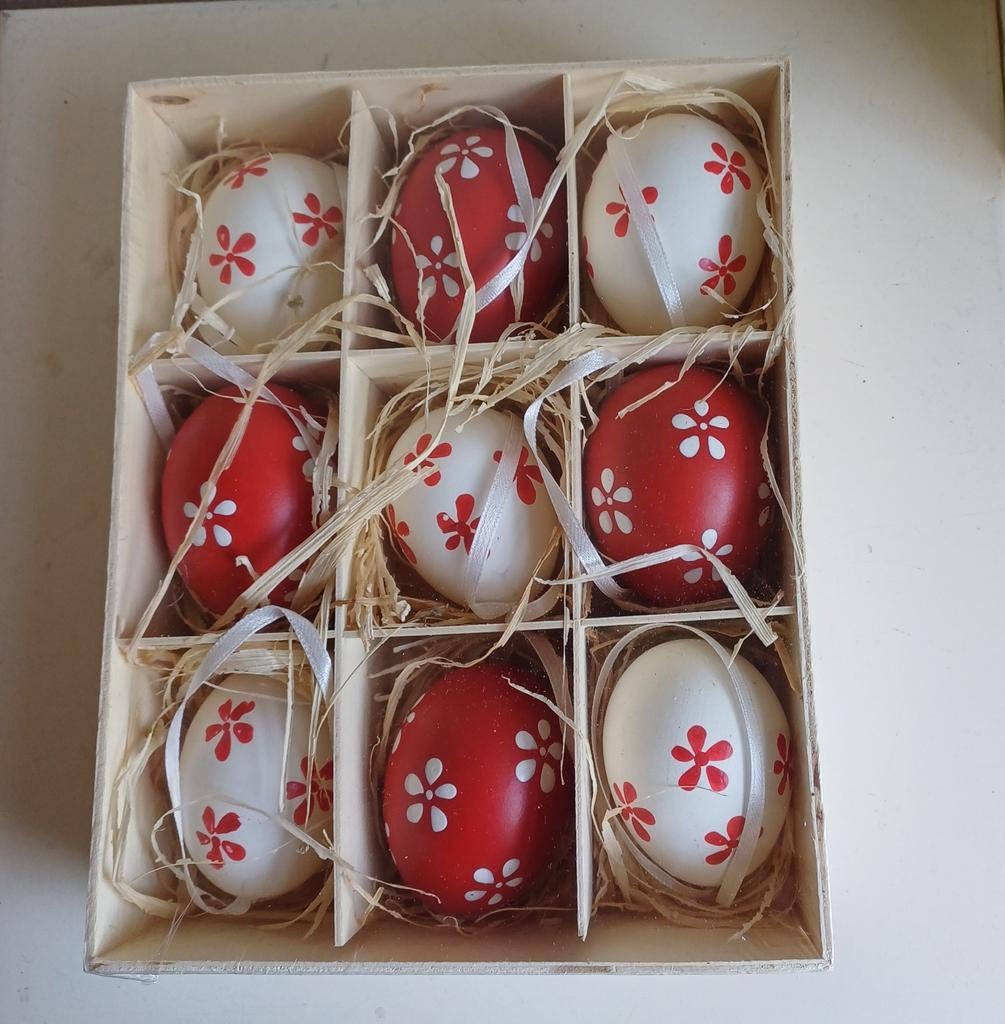 Nieuw doosje grote paaseieren versiering, Ophalen of Verzenden, Nieuw