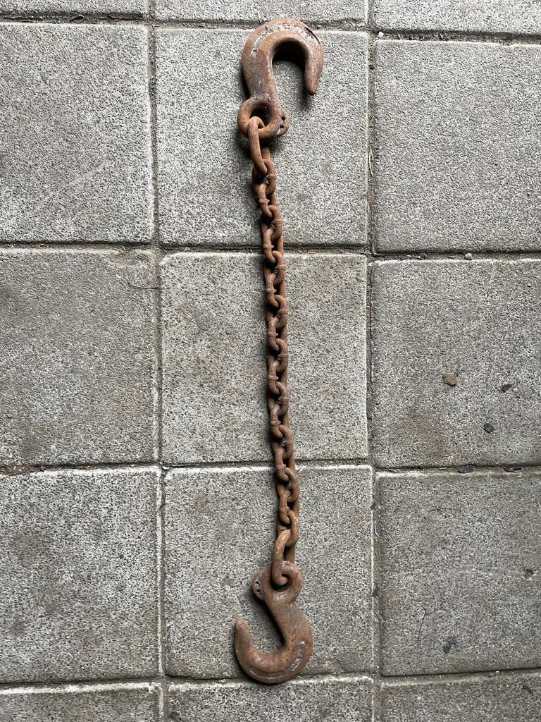 OERSTERKE IJZEREN SLEEPKETTING, Ophalen, Gebruikt