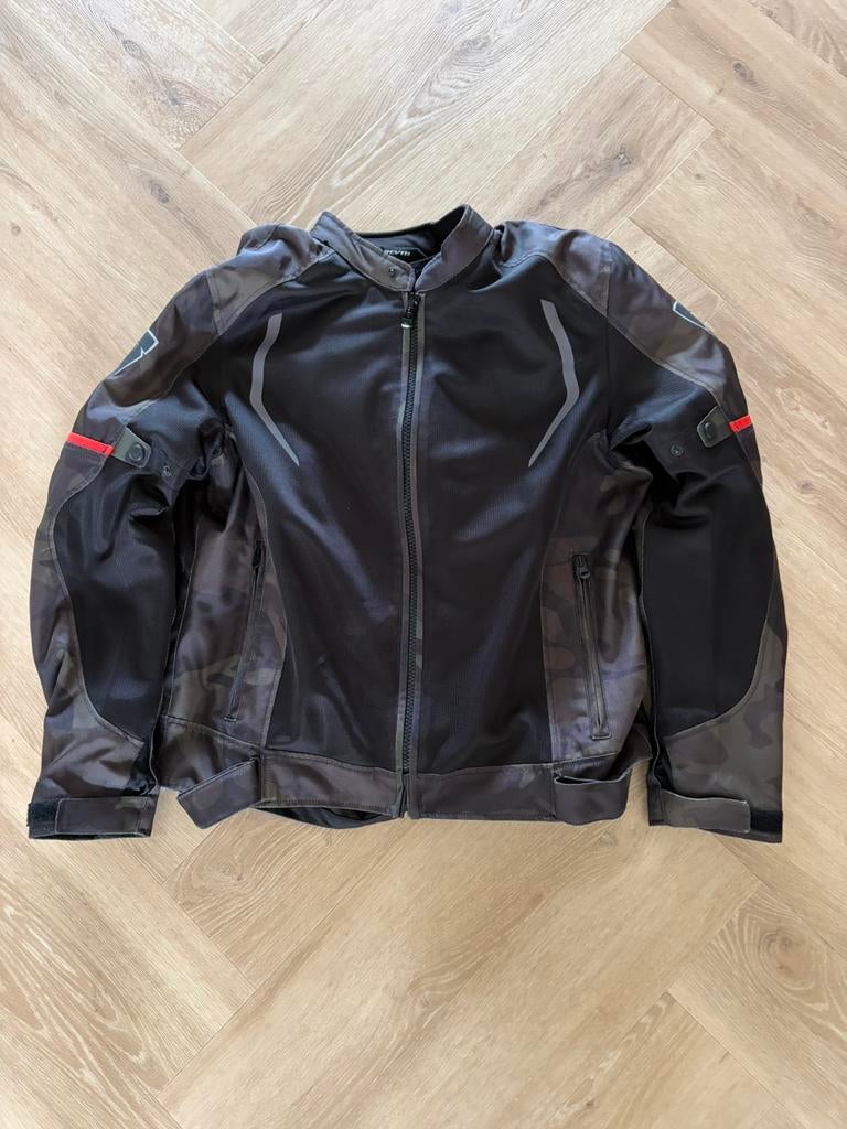 Motorjas Revit Torque camo groen, Motoren, Ophalen of Verzenden, Tweedehands, Jas | textiel