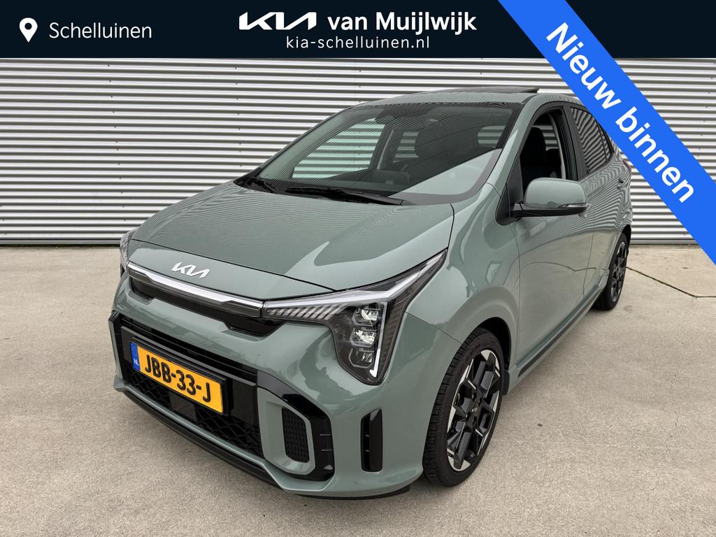 Kia Picanto 1.0 DPI GT-Line 5zits 08-08-2025 | 1009km | 1e e, Voorwielaandrijving, Euro 6, Handgeschakeld, 885 kg