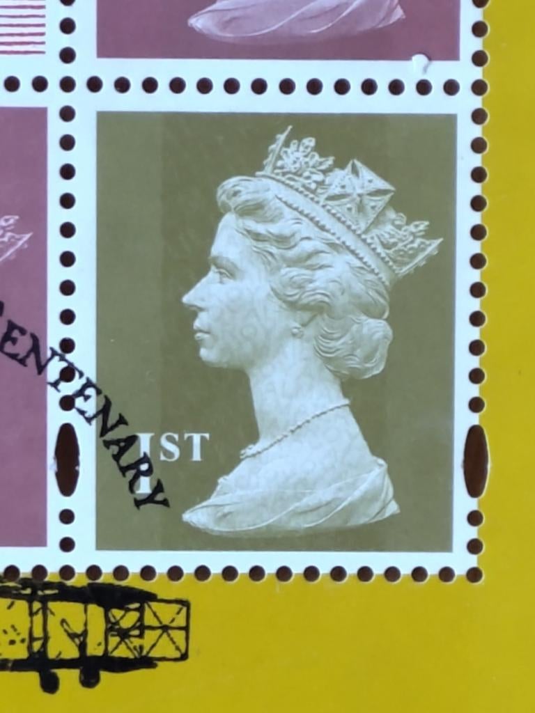 Engeland Security machin 1st Golduit prestige boekje., Postzegels en Munten, Ophalen of Verzenden