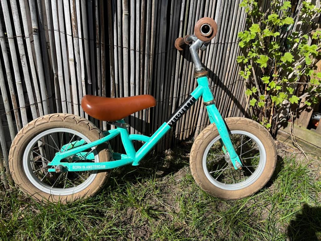 Veloretti loopfiets mintgroen, Ophalen, Gebruikt, Loopfiets