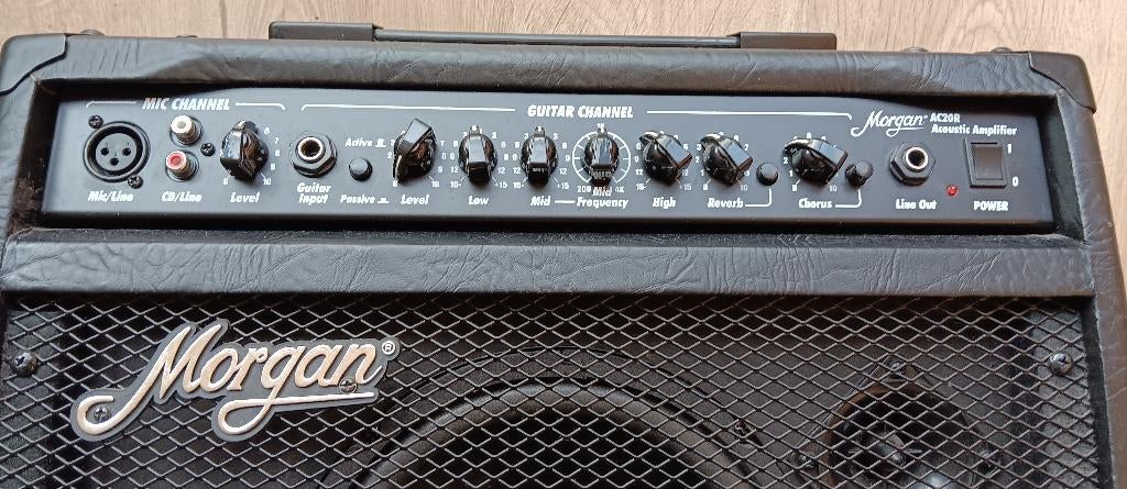 Morgan AC20R versterker akoestische gitaar., Ophalen of Verzenden, Zo goed als nieuw, Gitaar, Minder dan 50 watt
