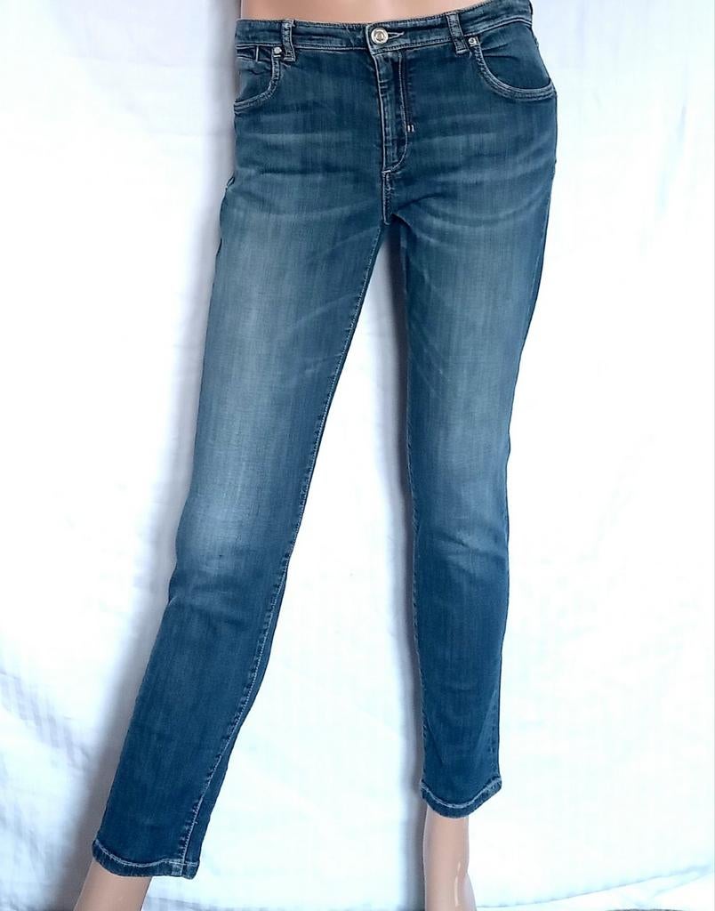 SPORTMAX MAX MARA Stretch Jeans , Maat 38 - 40, Verzenden, Zo goed als nieuw, Blauw, Overige jeansmaten