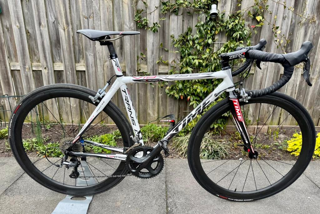 Time Vibraser, carbon 50 cm, Fietsen en Brommers, Fietsen | Racefietsen, Carbon, 49 tot 53 cm, Zo goed als nieuw, Meer dan 20 versnellingen