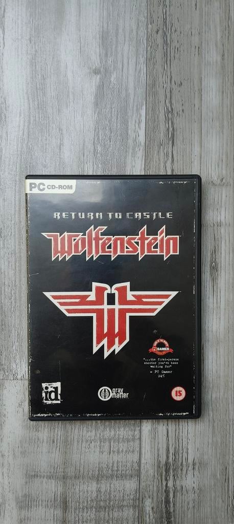Return To Castle Wolfenstein PC Game - 2001 - ActiVision, Shooter, 1 speler, Ophalen of Verzenden, Zo goed als nieuw