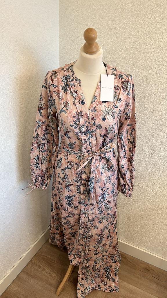 NIEUW Fabienne Chapot maat 36 pink batik jurk 929