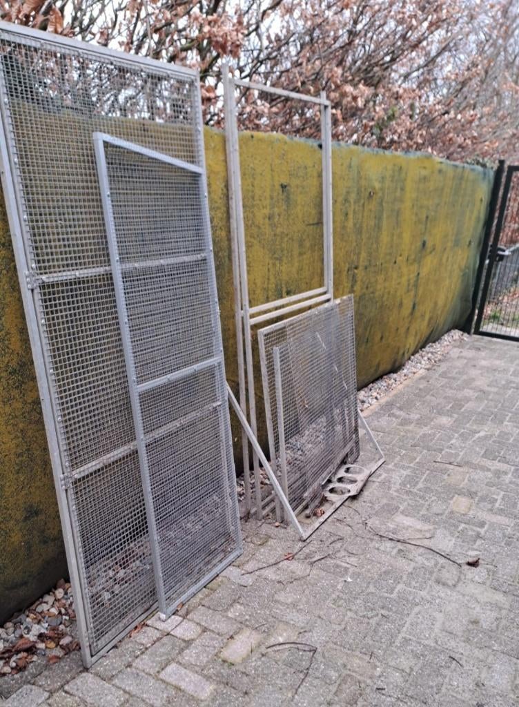 voliere panelen, Ophalen, Aluminium, Volière
