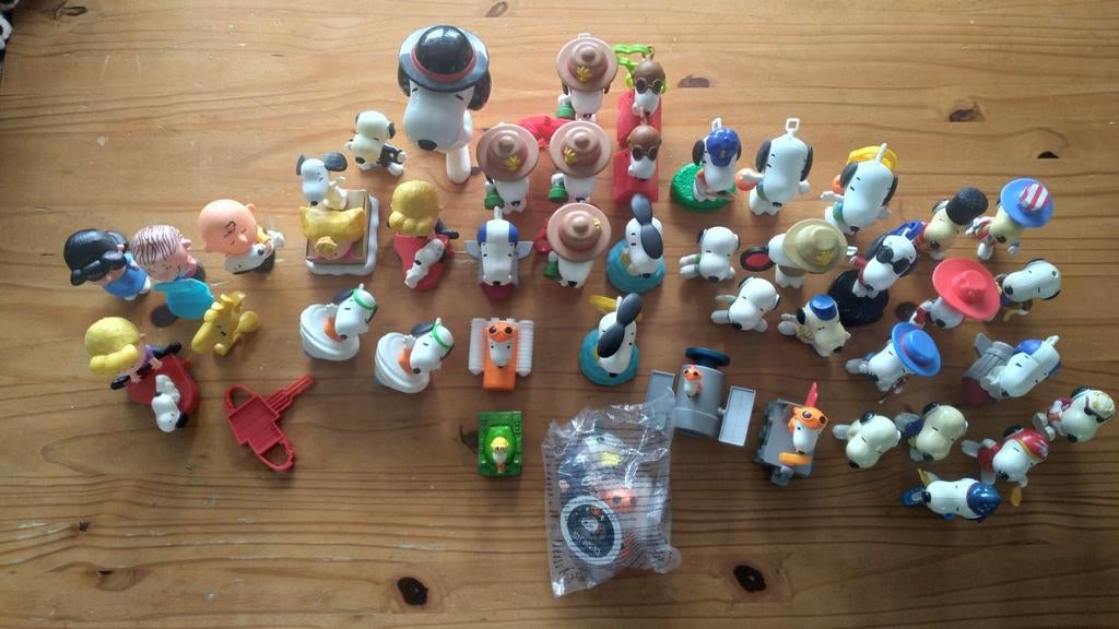 Grote collectie vintage snoopy figuren, Ophalen of Verzenden, Zo goed als nieuw