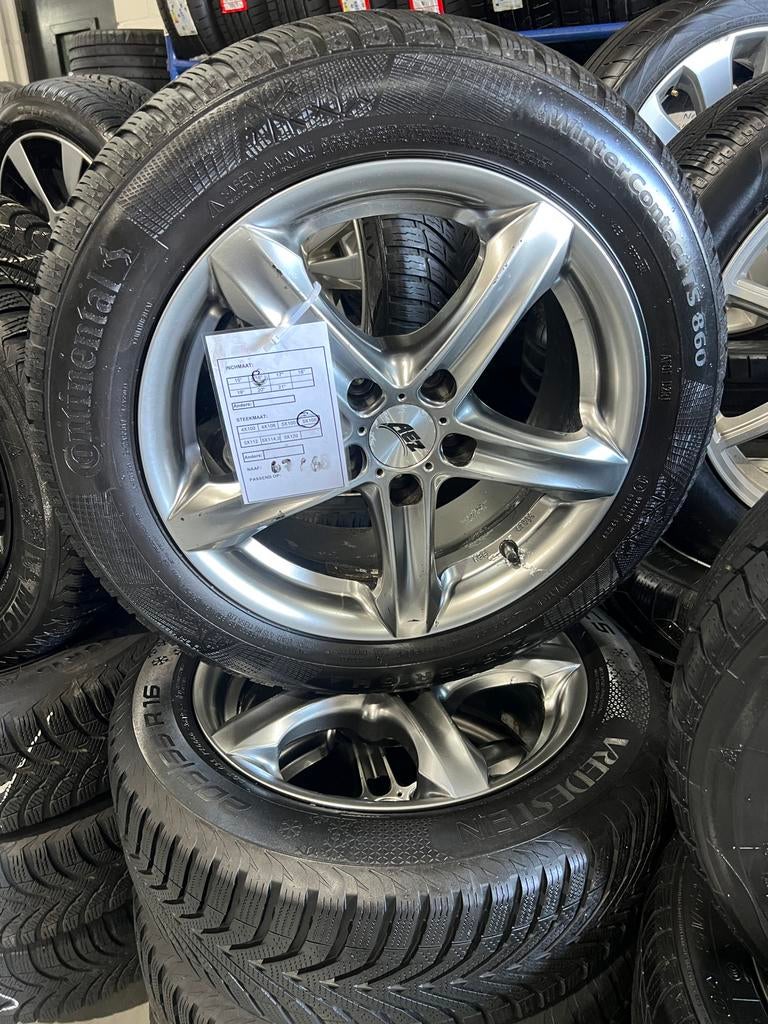 16 inch velgen met banden voor Peugeot of Citroën ET43, Ophalen, Gebruikt, 16 inch, Banden en Velgen