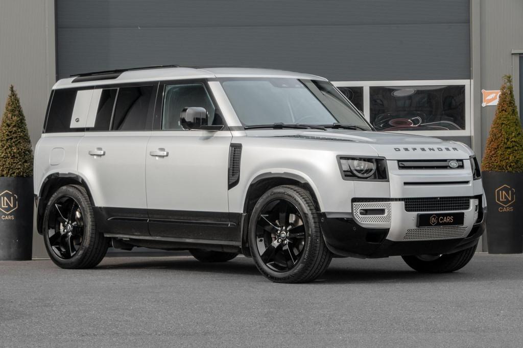 Land Rover Defender 3.0 D250 110|DAB|Grijs kenteken|Trekhaak, Automaat, 249 pk, Met garantie (alle), 2996 cc