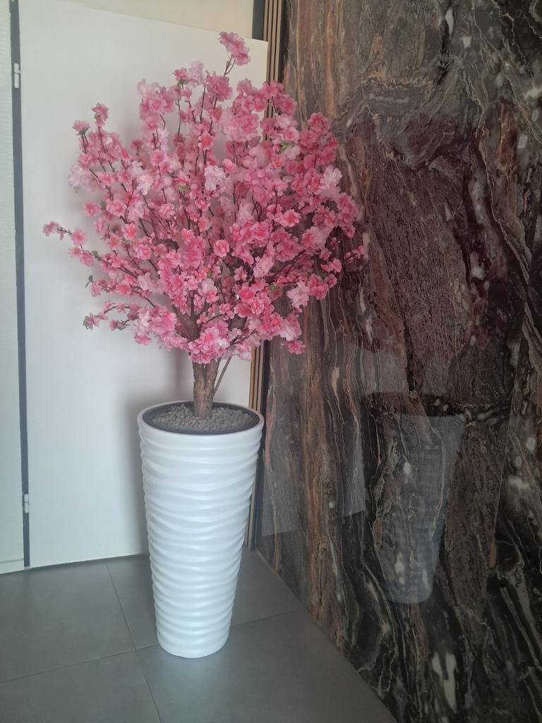Roze bloesemboom, Huis en Inrichting, Woonaccessoires | Kunstplanten en Kunstbloemen, Ophalen