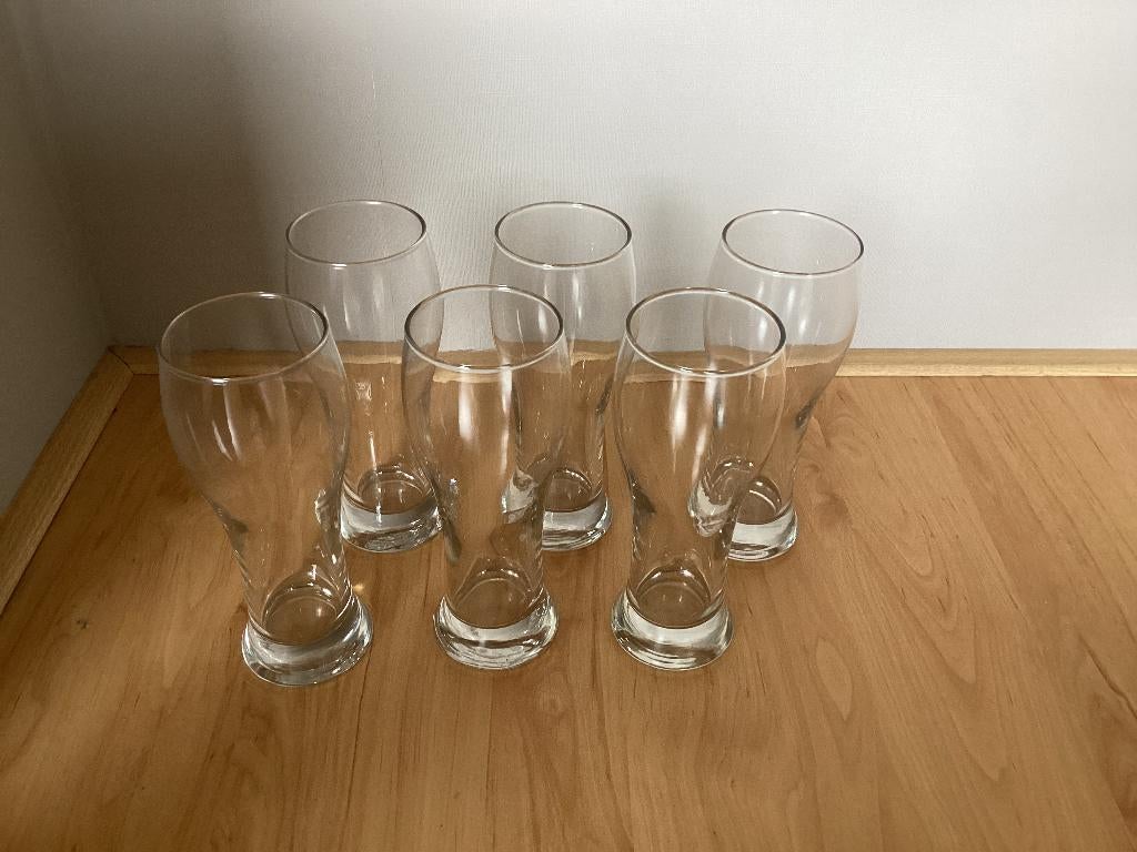 Bierglazen, Ophalen of Verzenden, Zo goed als nieuw, Bierglas