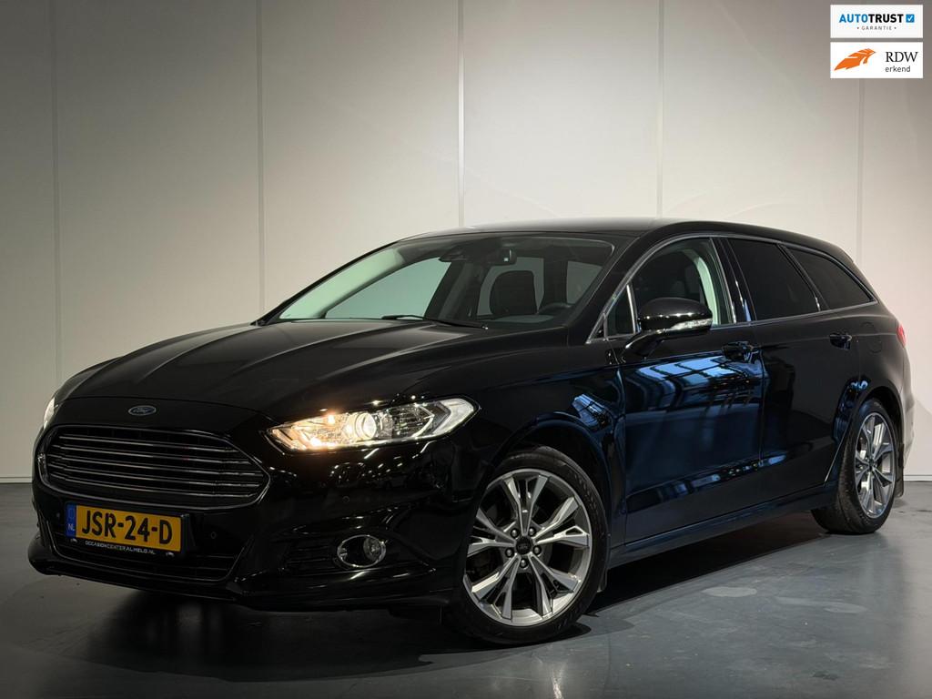 Ford Mondeo Wagon 1.5 Titanium AUT /Clima/Cruise/CarPlay/PDC, Auto's, Ford, Euro 6, 4 cilinders, Mondeo, Zwart