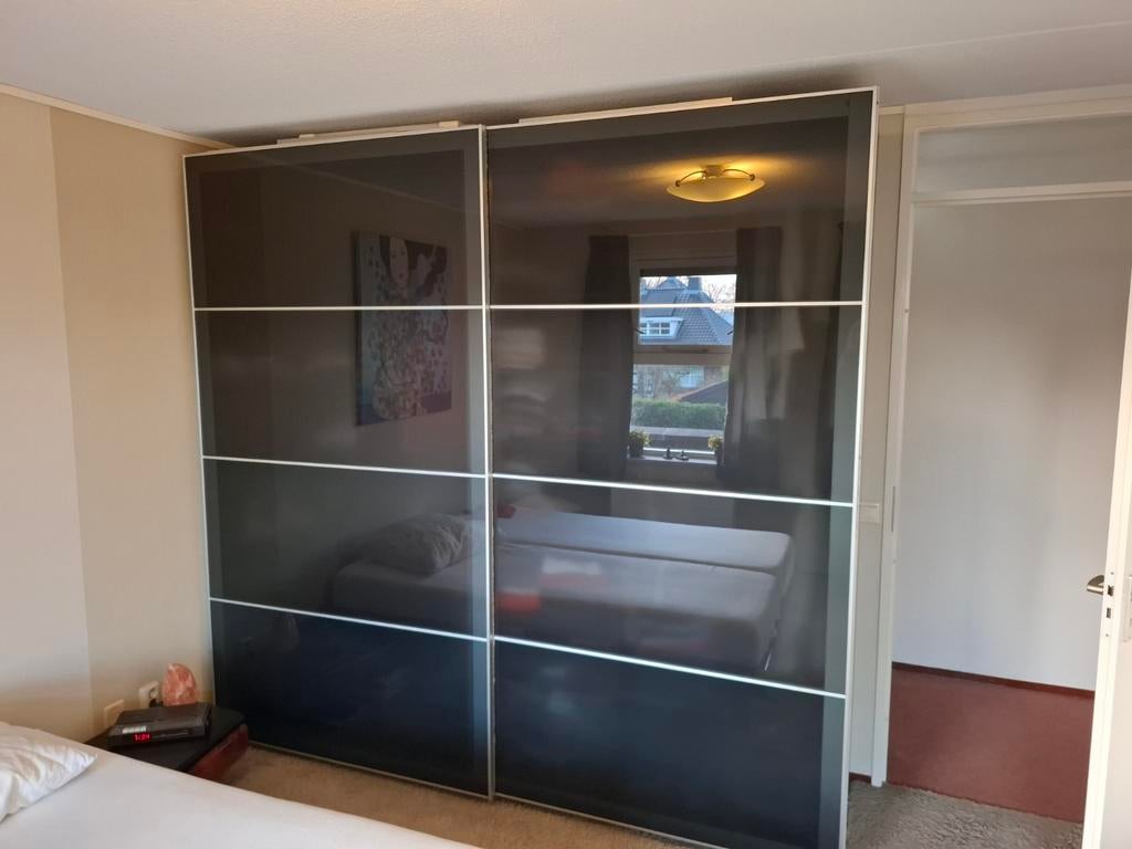 Pax kast met schuifdeuren, 200 cm of meer, Ophalen of Verzenden, Zo goed als nieuw, 200 cm of meer