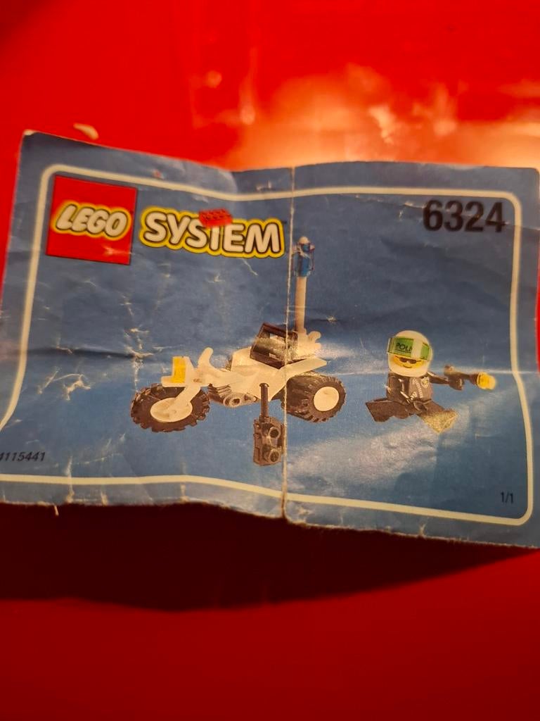 Mooie compleet set politie man met driewieler, Ophalen of Verzenden, Gebruikt, Complete set, Lego