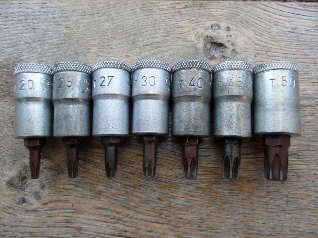 GEDORE ITX 30 torx doppen inwendig 3/8, Ophalen of Verzenden, Zo goed als nieuw