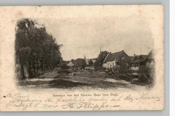 Wassenaar Het Nieuwe Huis Den Deijl st 1900, Verzenden, Voor 1920, Gelopen, Zuid-Holland