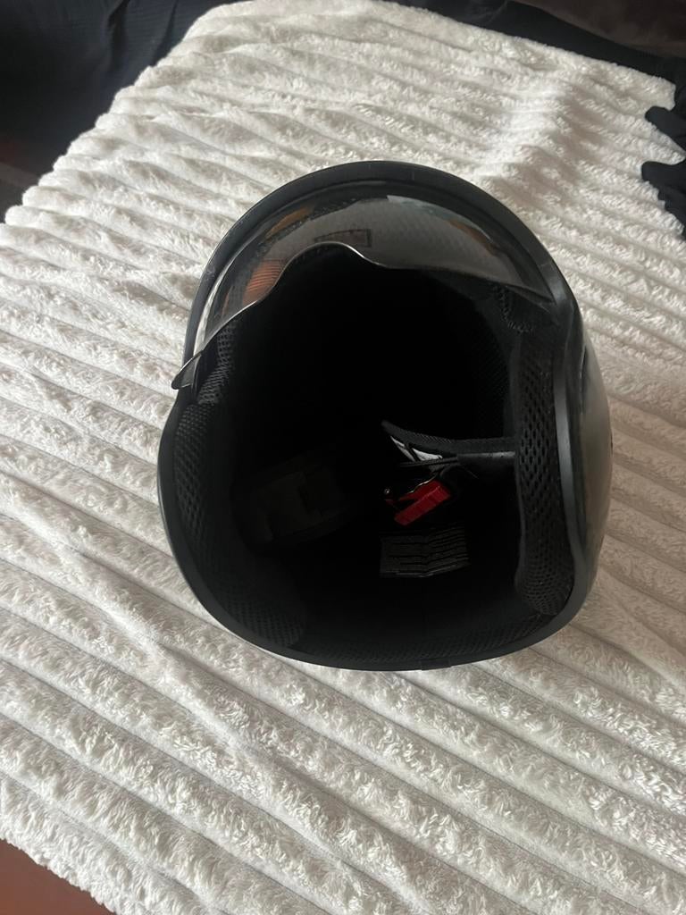 Scooter helm maat M, Fietsen en Brommers, Brommerhelmen, Ophalen of Verzenden, Zo goed als nieuw