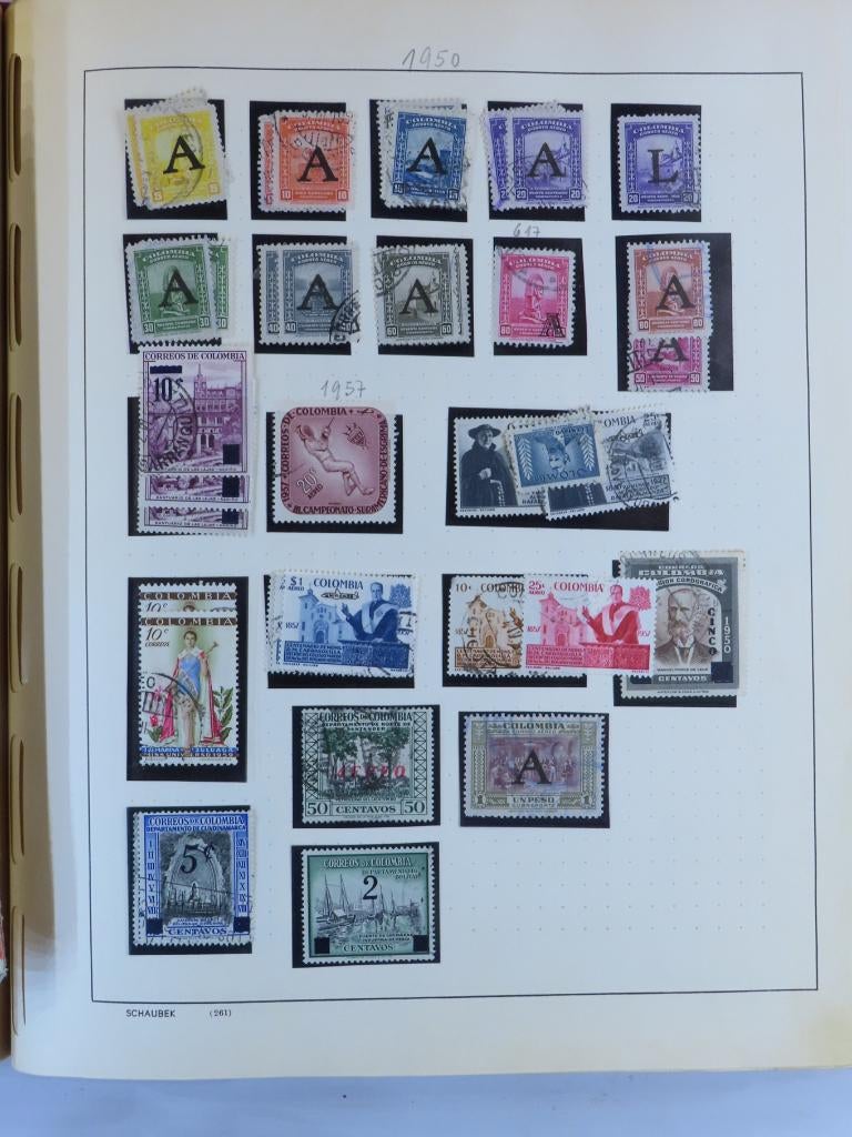 COLOMBIA - vooral KLASSIE/OUD in aantallen - (J.37) - 2/3 -, Postzegels en Munten, Postzegels | Volle albums en Verzamelingen