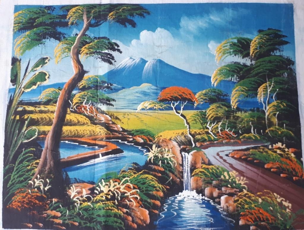 Prachtige Indische schilderdoek, Antiek en Kunst, Ophalen