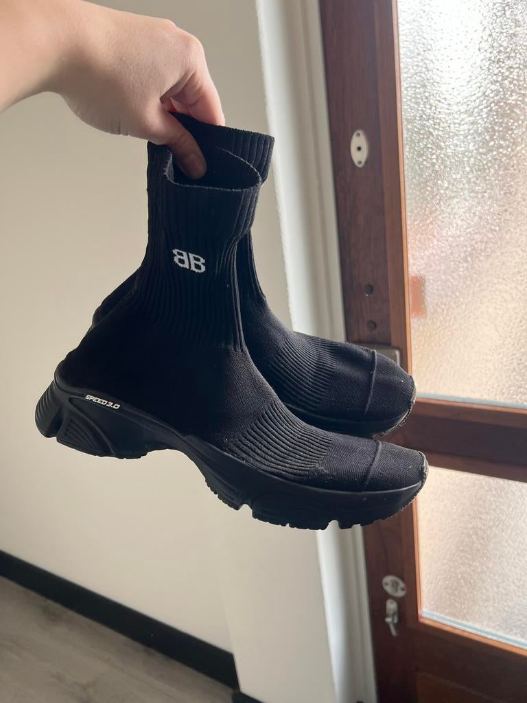 Originele Balenciaga schoenen maat 38, Kleding | Dames, Schoenen, Ophalen, Gedragen, Zwart, Sneakers of Gympen