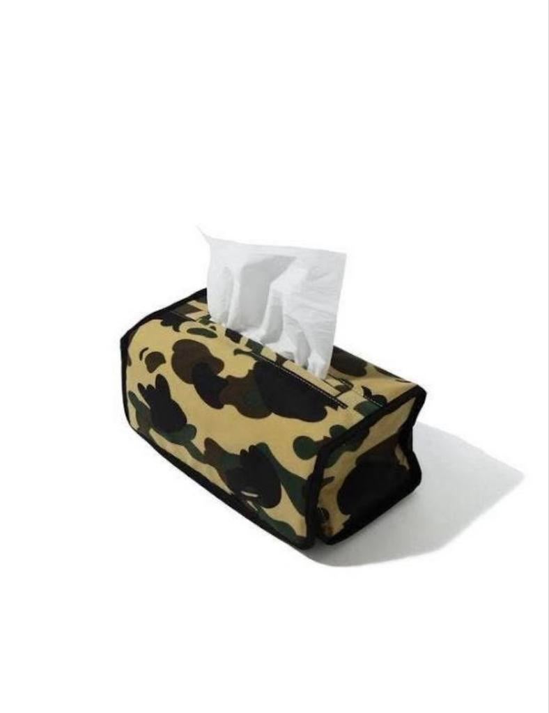 BAPE Groen Camo Tissue Box - Stijlvolle Interieur Toevoeging, Groen, Nieuw, Ophalen of Verzenden, Modern