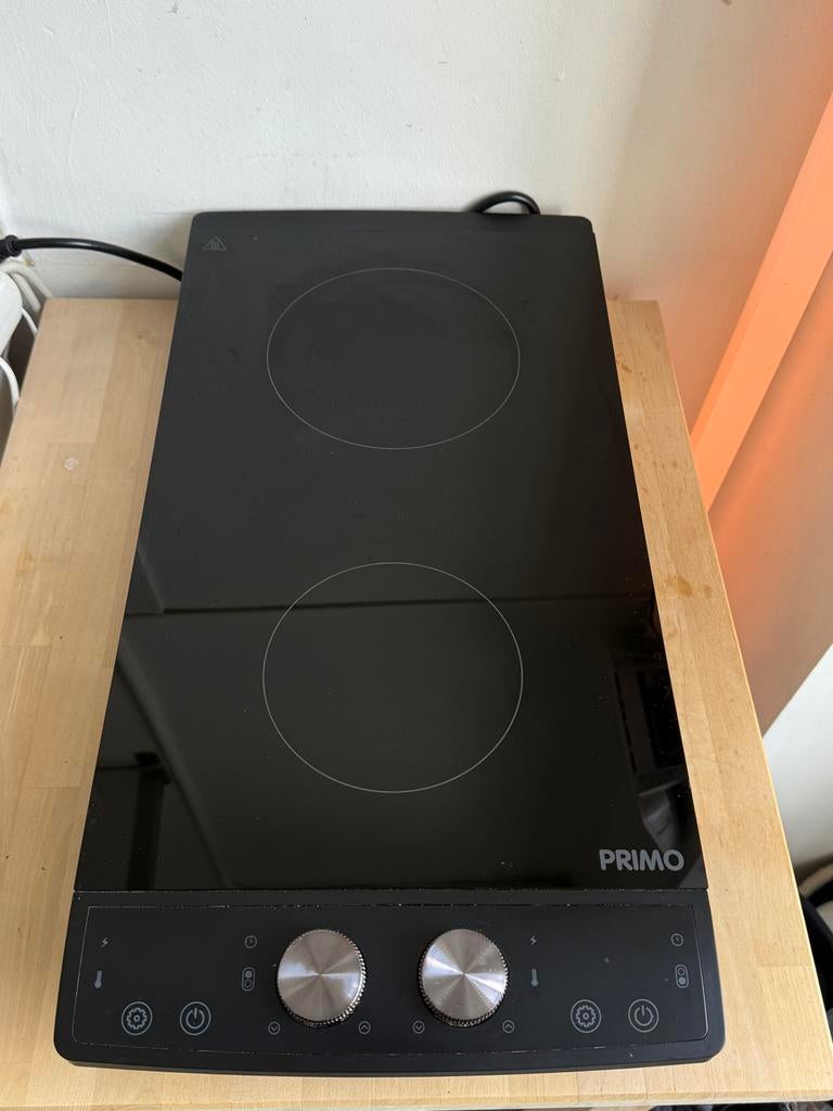 Primo inductie kookplaat, Witgoed en Apparatuur, Ophalen, Gebruikt, 3 kookzones of minder, Inductie