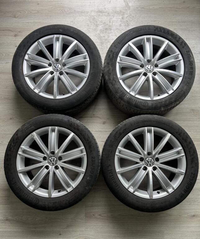 Originele Volkswagen Audi Seat Skoda 5x112 18inch velgen, Auto-onderdelen, Banden en Velgen, Banden en Velgen, Zomerbanden, 18 inch