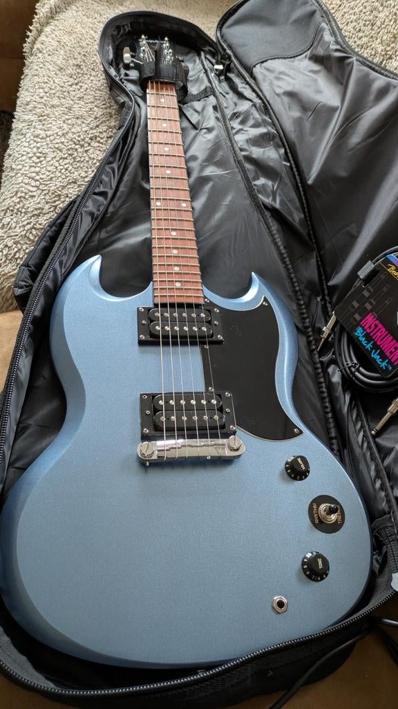 Epiphone SG Special gitaar met hoes, standaard en kabel, Muziek en Instrumenten, Snaarinstrumenten | Gitaren | Elektrisch, Ophalen of Verzenden