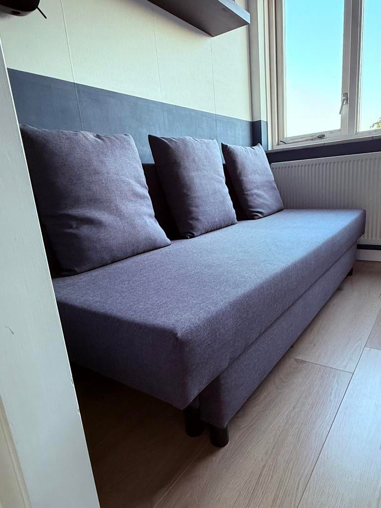 IKEA ASARUM slaapbank / 3-zitsbank, Huis en Inrichting, Ophalen, Gebruikt, Tweepersoons, Overige maten