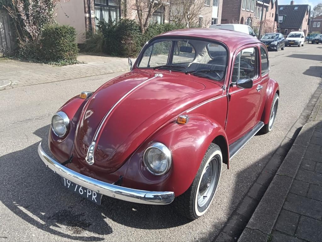 Volkswagen Kever 1200 1.2 *1970* Rood, Auto's, Zwart, Volkswagen, 35 pk, Bedrijf