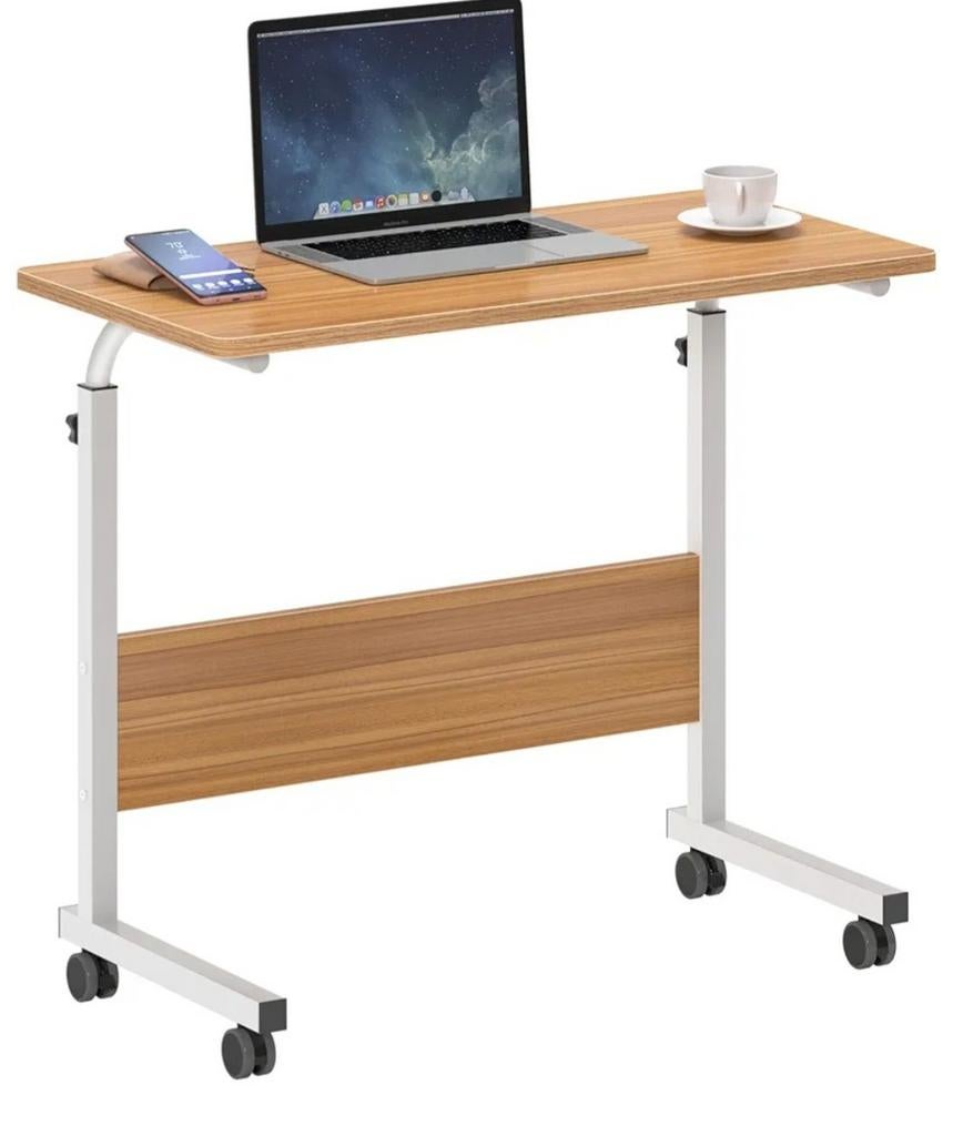 Nieuwe Laptop tafel op wieltjes - Hoogte verstelbaar, Computers en Software, Laptoptafels, Nieuw, In hoogte verstelbaar, Ophalen of Verzenden