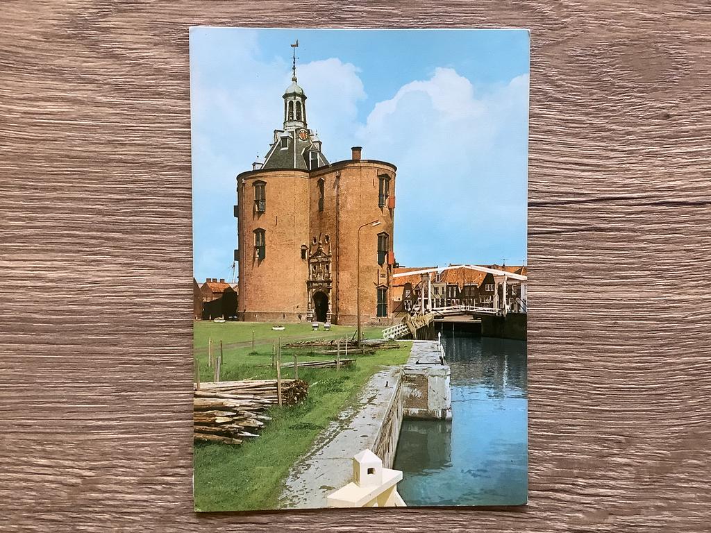 ansichtkaart Enkhuizen, Verzamelen, Ophalen of Verzenden, Ongelopen, Noord-Holland