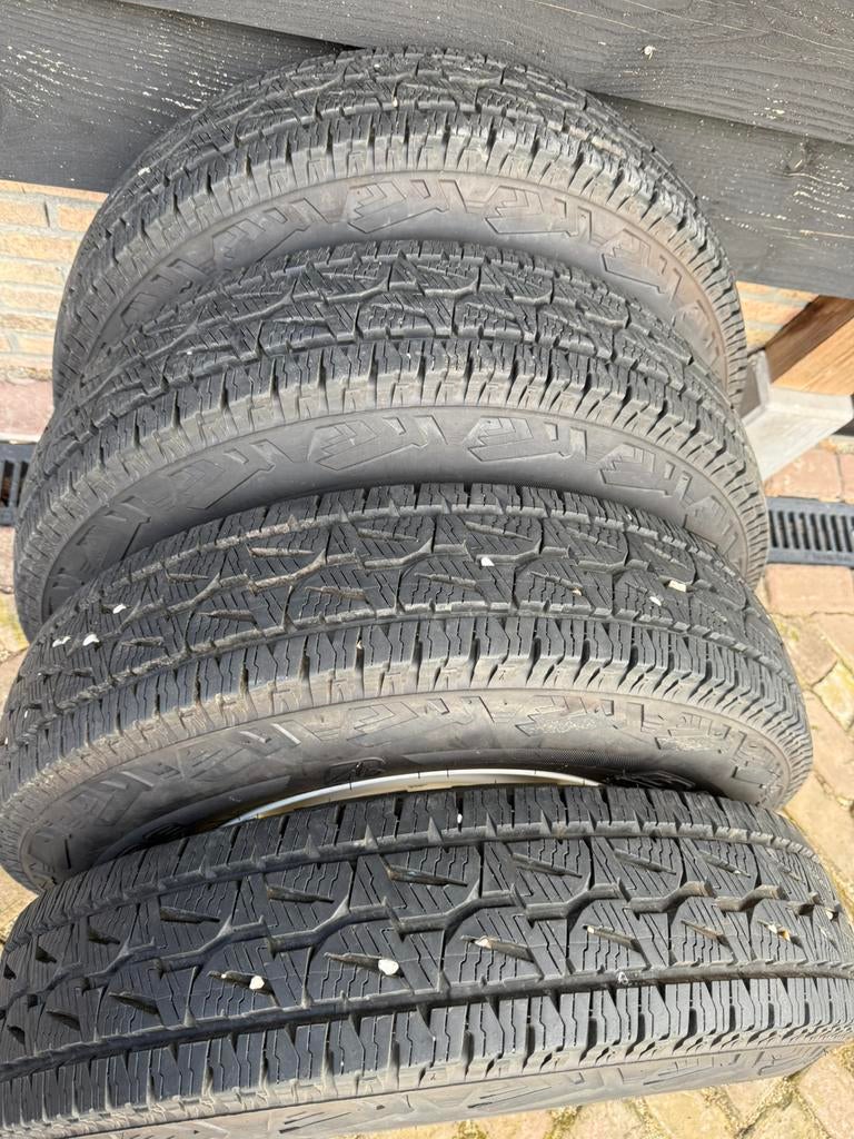 LandRover Defender of Series velgen met banden, Auto-onderdelen, Banden en Velgen, Ophalen, Overige, Gebruikt, 16 inch