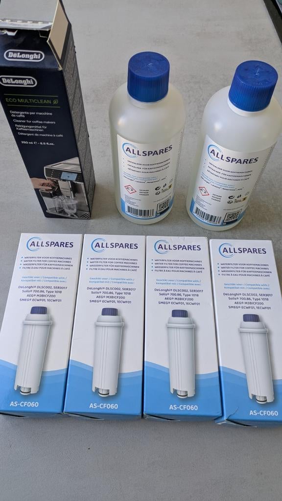 All Spares waterfilter en ontkalker voor koffiemachines, Ophalen of Verzenden, Nieuw
