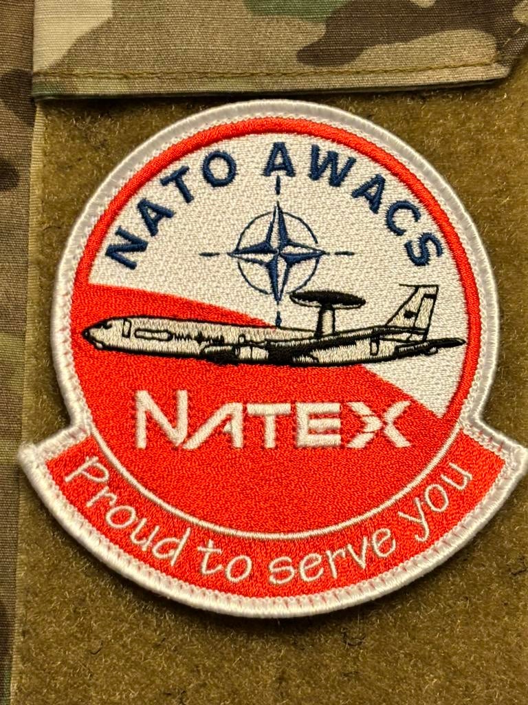 Nato awacs natex embleem, Verzenden, Landmacht, Embleem of Badge