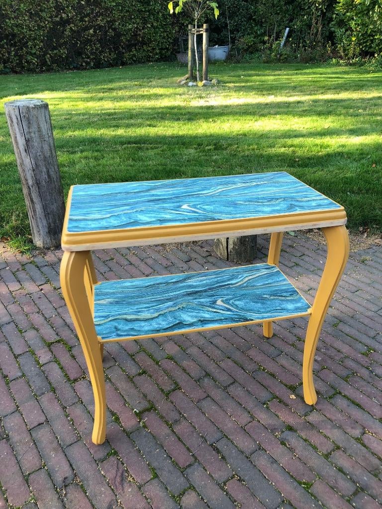 Tafeltje, oker, Zweeds, Ophalen