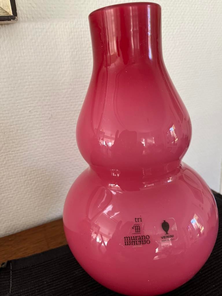 Venini Vaas Murano Venini, Huis en Inrichting, Woonaccessoires | Vazen, Overige kleuren, Ophalen of Verzenden, Minder dan 50 cm