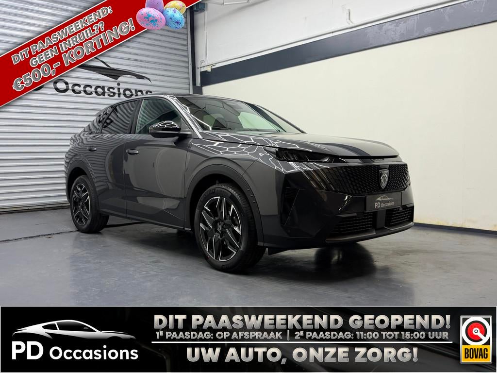 Peugeot 3008 1.2 Hybrid 145PK Allure - Camera - Carplay - Cr, 145 pk, Gebruikt, Zwart, 1199 cc