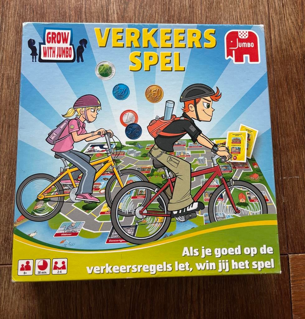 Verkeersspel Jumbo, Vijf spelers of meer, Ophalen of Verzenden, Zo goed als nieuw