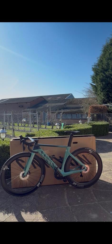 Canyon Aeroad CF SLX 8 Disc Di2 (xs) incl powermeter, Carbon, 49 tot 53 cm, Zo goed als nieuw, Meer dan 20 versnellingen