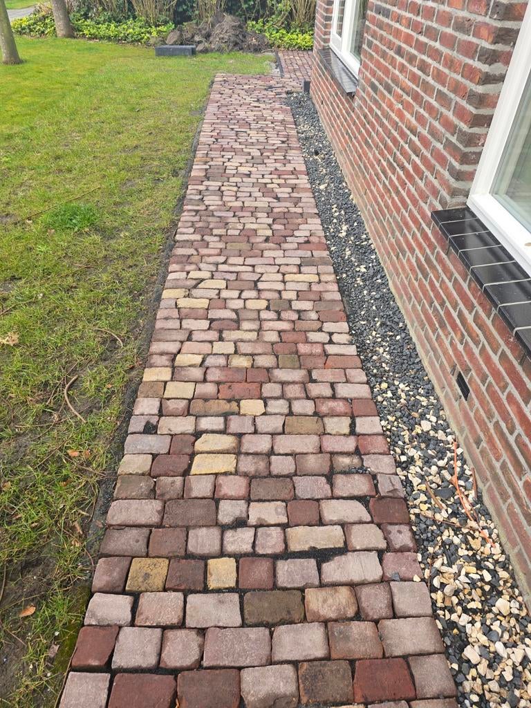 Oude hard gebakken 7 duim breukformaat, Tuin en Terras, Tegels en Klinkers, Overige materialen, Gebruikt, Klinkers, Ophalen of Verzenden